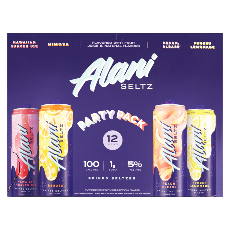 Alani Party Pack Seltzer Variety 12Pk 12Oz Can 5.0% Abv – Delivered In  Minutes Alani Party Pack Seltzer Variety 12Pk 12Oz Can 5.0% Abv – Delivered In  Minutes