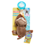 Nuby Soft Plush Sloth Pacifinder with Natural Cherry Shaped Pacifier