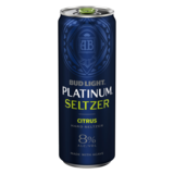 Bud Light Platinum Citrus Seltzer Single 12oz Can 8.0% ABV
