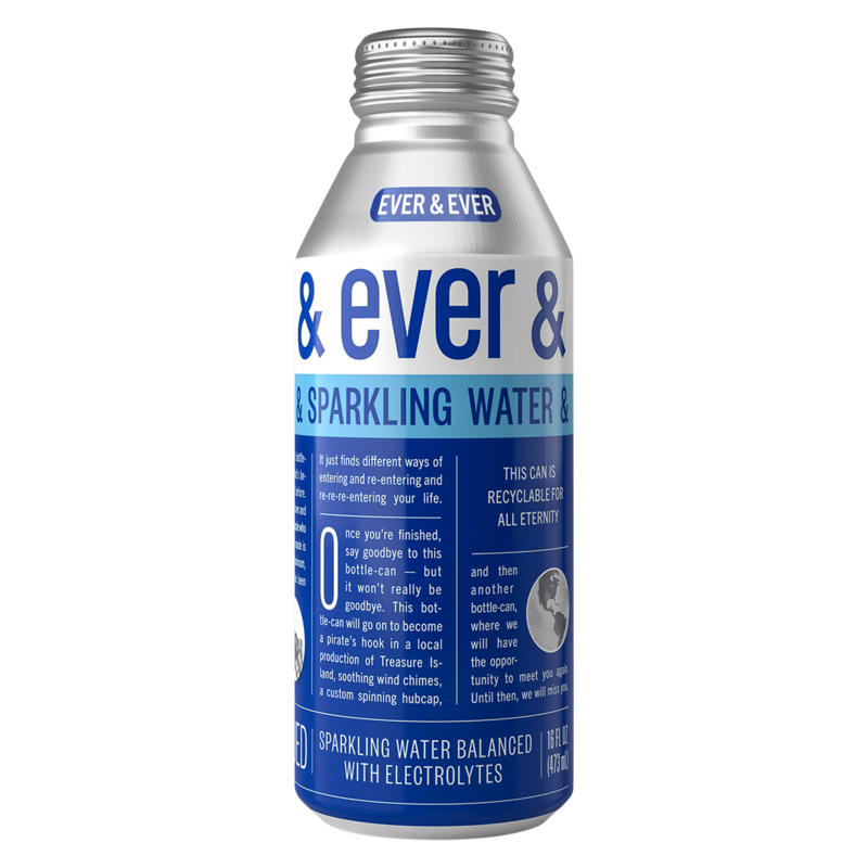 Ever & Ever Sparkling Water 16oz Aluminum Bottle delivered in minutes