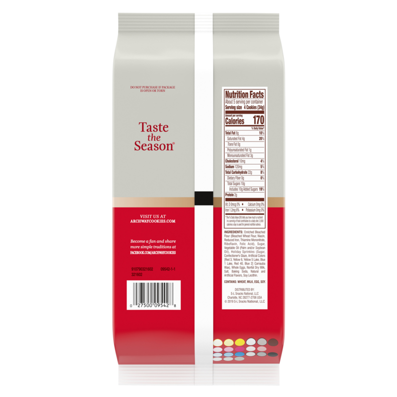 Archway Cookies Bells And Stars Holiday Cookies 6oz Snacks Drinks Delivered Fast Online Delivery App