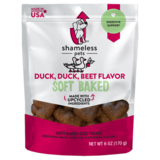 Shameless Pets Duck Duck Beets Dog Treats 6oz