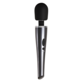 Evolved Mighty Metallic Wand Body Massager Black 1ct