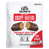 Little Secrets Peanut Butter Dark Chocolate With Sea Salt Mini Crispy Wafers 3.5oz