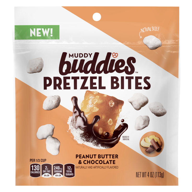 Chex Mix Pretzel Bites Peanut Butter Chocolate Muddy Buddies 4oz