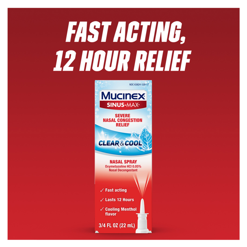 Mucinex SinusMax Severe Nasal Congestion Relief Nasal Spray 0.75oz