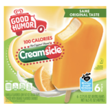 Good Humor Original Creamsicle Ice Cream Bars 6ct 16.5oz
