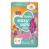 Pampers Girls Easy Ups Size 5T-6T 15ct