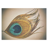 NIQUEA.D "Peacock Feather" Greeting Card 5x7"