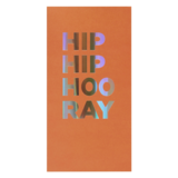 NIQUEA.D "Hip Hip Hooray" Congratulations Card 3.75x7.25"