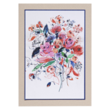 NIQUEA.D "Fine Art Floral" Blank Greeting Card 5x7 inches