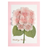 NIQUEA.D "Vellum Hydrangea" Wedding Card 5x7"