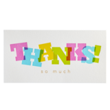 NIQUEA.D Monarch Layered Letters Greeting Card 3.75x7.25"