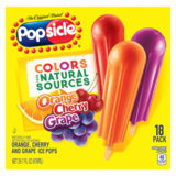 Popsicle Original Orange, Cherry, Grape Ice Pops 18ct 29.7oz