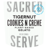 Sacred Serve Tigernut Cookies n' Cream Gelato 10oz