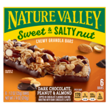 Nature Valley Chewy Sweet & Salty Dark Chocolate-Peanut & Almond Granola Bars 6ct