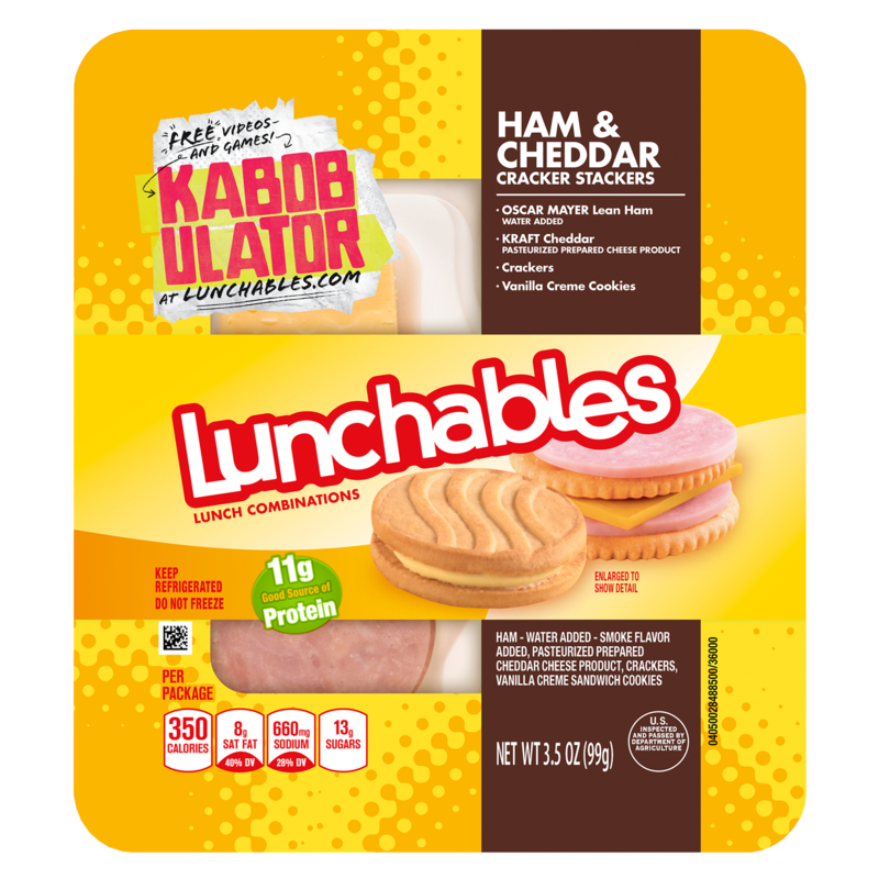 Lunchables Ham Cheddar Cheese Cracker Stackers Vanilla Creme Cookies 3 5oz Snacks Drinks Delivered Fast Online Delivery App