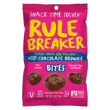 Rule Breaker Snacks Deep Chocolate Brownie Bites 4oz