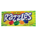 Razzles Sour Candy Gum 1.4oz