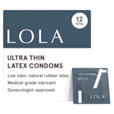 LOLA Ultra Thin Lubricated Condoms 12ct