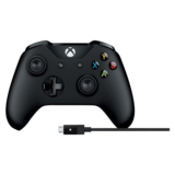 Microsoft Xbox Series S Carbon Black Wireless Controller and Cable