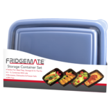 Fridgemate Meal Prep Containers 4pk