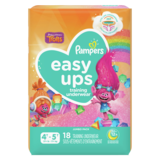 Pampers Girls Easy Ups Size 4T-5T 18ct