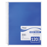 Mead 3 Subject Wide Ruled Notebook