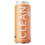 CLEAN Cause Peach Organic Sparkling Yerba Maté