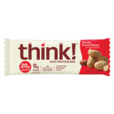 Think! Chunky Peanut Butter High Protein Bar 2.1oz