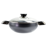 Euro-Home Non Stick Pot with Glass Lid 6.5qt