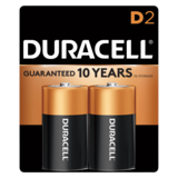 2ct Durracell D Battery