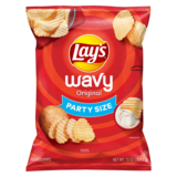 Lays Original Potato Chips Wavy 13oz