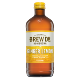 Brew Dr. Clear Ginger Lemon Kombucha 14oz