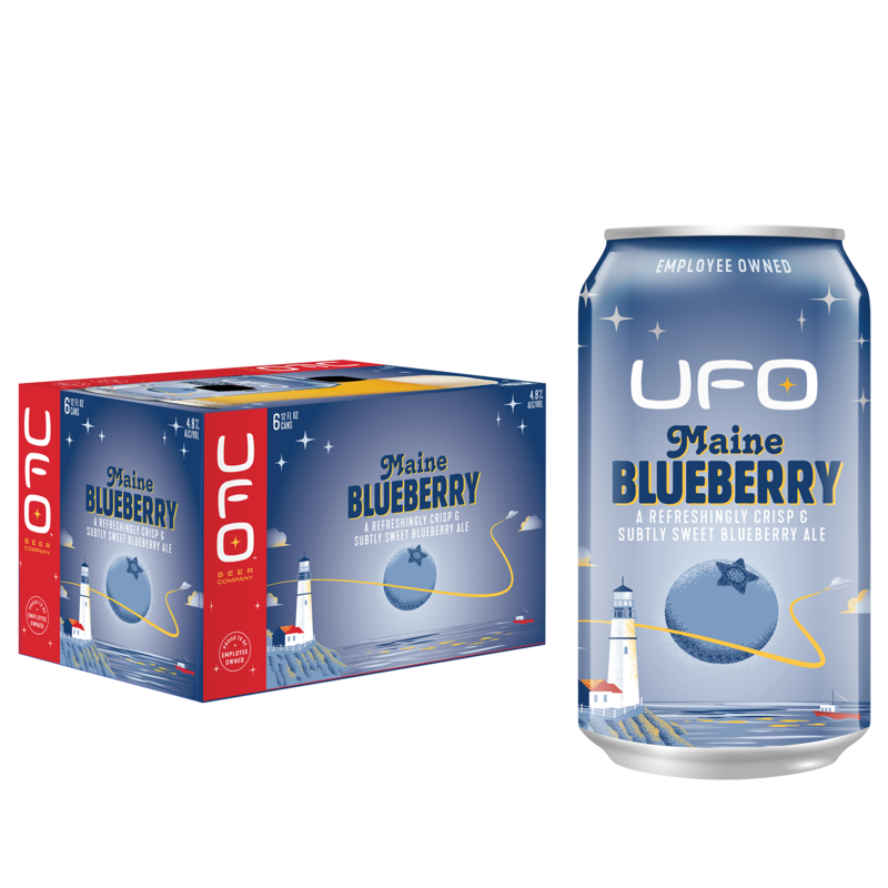 UFO Maine Blueberry Ale 6pk 12oz Can 4.8 ABV delivered in minutes
