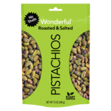 Wonderful Roasted and Salted Pistachios 12oz