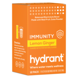 Hydrant Lemon Ginger + Immunity Hydration Mix 0.23oz 12ct