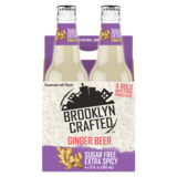 Brooklyn Crafted Sugar Free Extra Spicy Ginger Beer 4pk 12oz Can