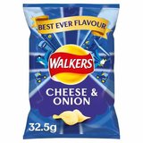 Walkers Cheese & Onion, 32.5g