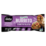 Alpha Foods Frozen Plant Based Chik'N Fajita Burrito 1ct 5oz