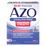 AZO Maximum Strength Urinary Pain Relief & UTI Pain Reliever 24ct