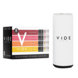 VIDE Variety Vodka Soda 8pk 12oz Can 5% ABV + Koozie Bundle