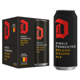 Duvel Single Fermented Belgian Golden Ale 4pk 16oz Can 6.8% ABV