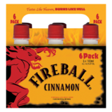 Fireball Cinnamon 6pk 100ml (33 Proof)