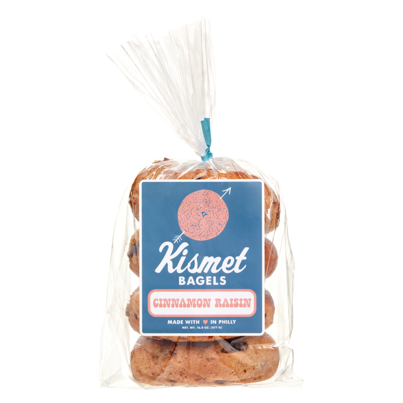 Kismet Cinnamon Raisin Bagels 4 Pack delivered in minutes