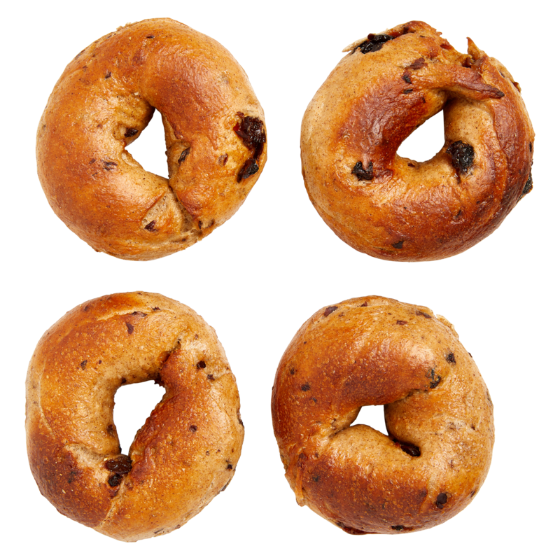 Kismet Cinnamon Raisin Bagels 4 Pack Grocery fast delivery by App or Online