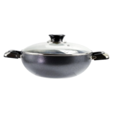 Euro-Home Non-Stick Cooking Pot with Glass Lid 3.5qt