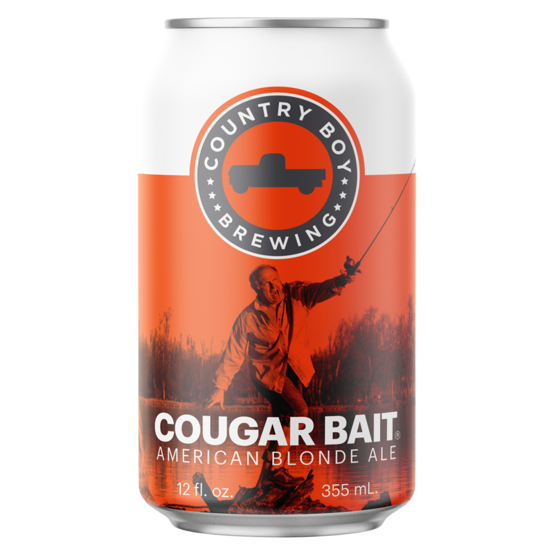 Country Boy Cougar Bait American Blonde Ale 6pk 12oz Can 4.5 ABV