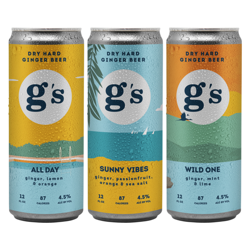 G's Hard Ginger Beer Variety Pack (6PKC 12 OZ) Alcohol fast delivery