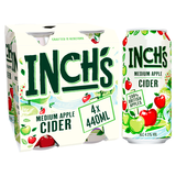 Inch's Medium Apple Cider, 4 x 440ml